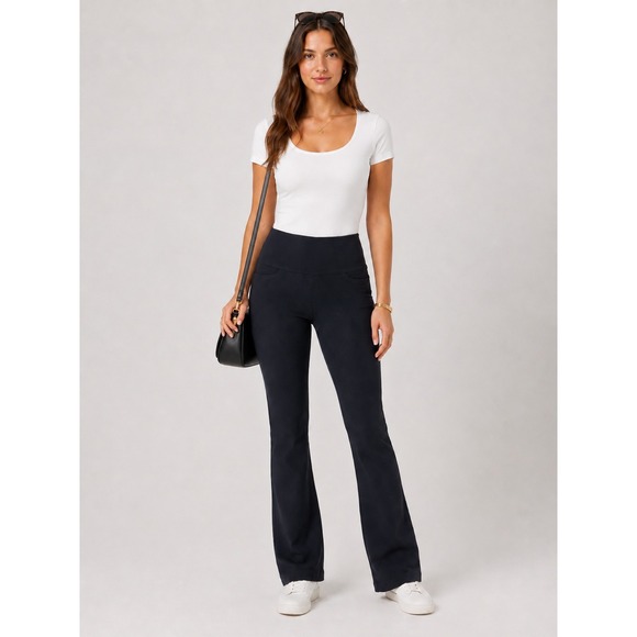 SPANX Pants - SPANX Black Boot-Cut Flare Pants